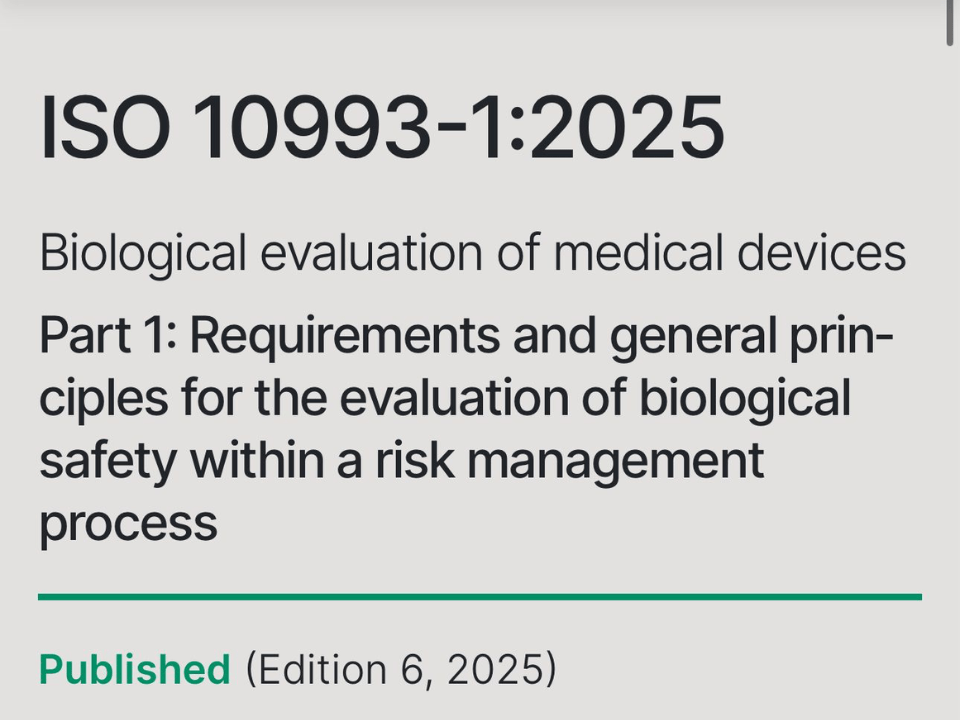 ISO 10993-1:2025