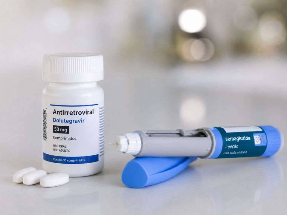 Semaglutida e envelhecimento epigenético em estudo com pessoas que vivem com HIV.